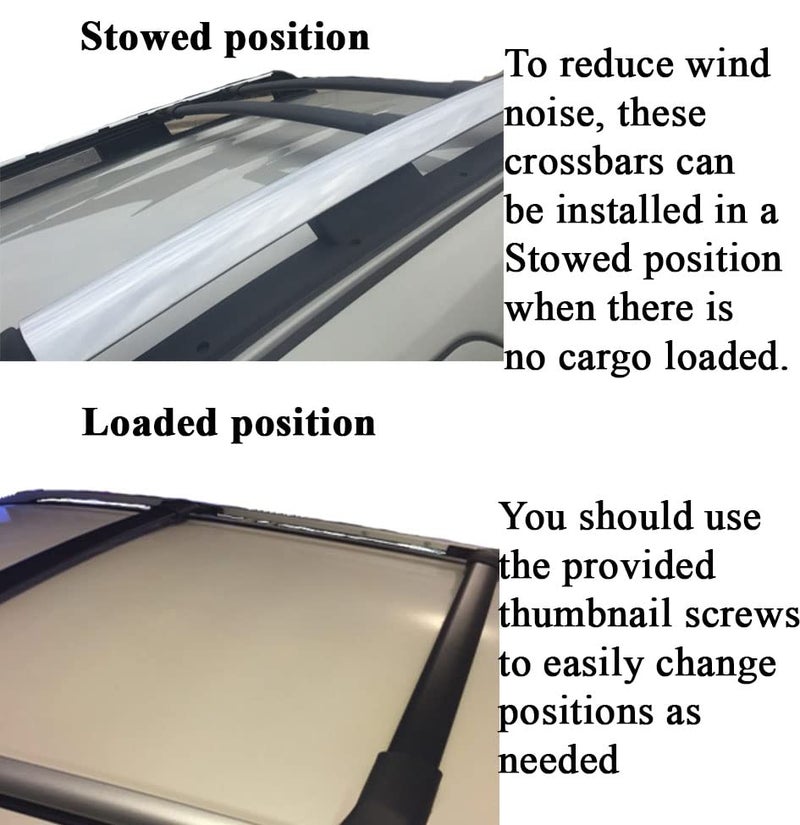 BRIGHTLINES Cross Bars Roof Racks Replacement for 2013-2019 Ford Escape - Image 5